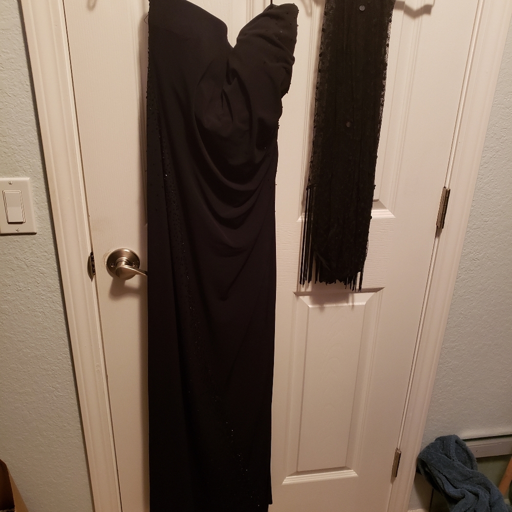WHBM Long Strapless Dress